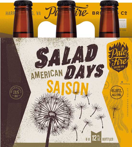 Pale Fire Salad Days 6 Pack of Beer